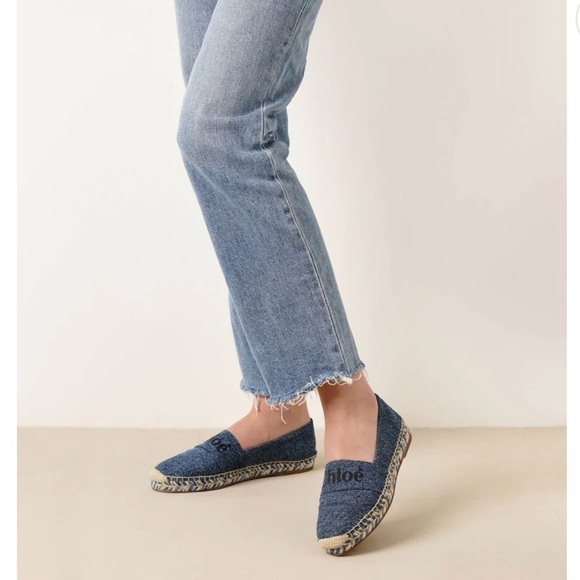 Chloe chic Blue Espadrilles - Picture 2 of 8